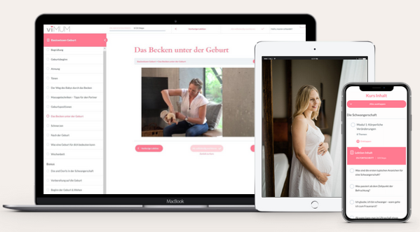 mockup basiswissen geburt online geburtsvorbereitungskurs basiswissen